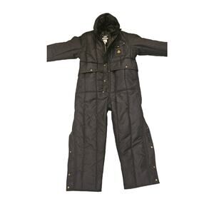 RefrigiWear‎ Iron-Tuff 0318R Coverall Suit Black size 2XL Excellent Shape